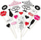 Widmann Photo Booth Prop για Party με Θέμα "Γάμος" Σετ 20τμχ 08154