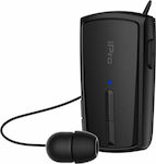 iPro RH120 In-ear Bluetooth Handsfree Ακουστικό Πέτου Μαύρο
