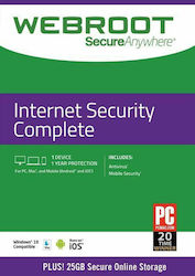 Webroot SecureAnywhere Internet Security Complete Webroot SecureAnywhere Internet Security Complete