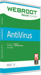 Webroot SecureAnywhere AntiVirus for 3 Devices and 1 Year of Use (Electronic License) Webroot SecureAnywhere AntiVirus for 3 Devices and 1 Year of Use (Electronic License)