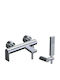 Orabella Lago Mischung Bade- / Duscharmatur Badewanne Komplettes Set Silber