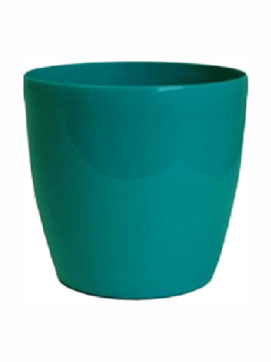 Plastona Roto Brillante 16 Pot Turquoise 16x16x...