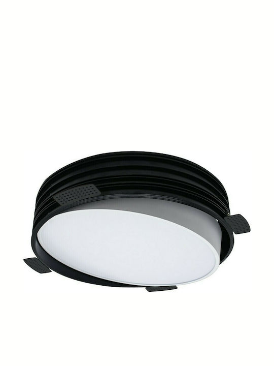 VK Lighting Round Recessed LED Panel 30W with Natural White Light 4000K