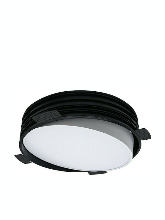 VK Lighting Round Recessed LED Panel 20W with Warm White Light 3000K 28.6cm