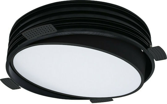 VK Lighting Rund Vertieft LED Panel 40W mit Warmes Weiß Licht 3000K