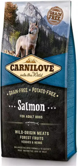 Carnilove Salmon Adult 4kg Dry Food Grain-Free for Adult Dogs with Salmon