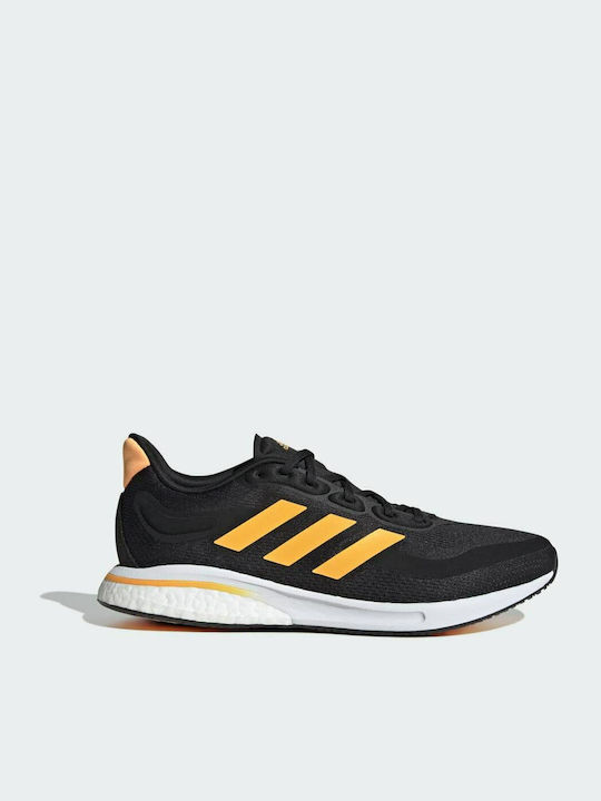 Adidas Supernova Ανδρικά Αθλητικά Παπούτσια Running Core Black / Flash Orange