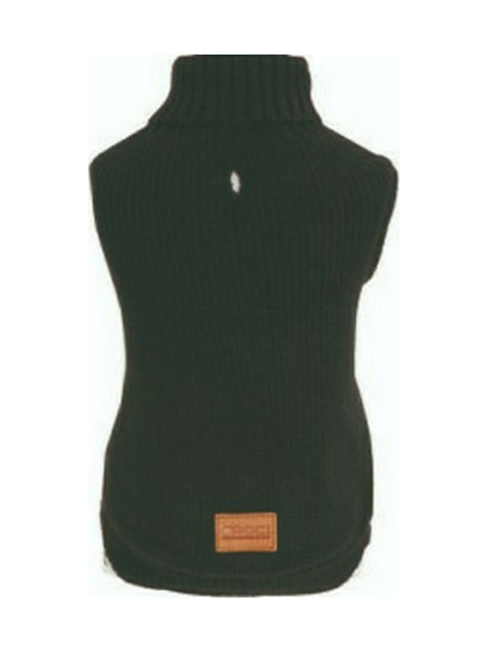 Croci Stockholm Turtleneck Dog Knitted Sweater Black 45cm