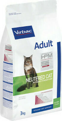 Virbac Adult Neutered Cat Dry Food for Adult Neutered Cats 3kg