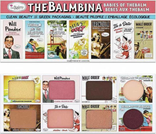 theBalm Nude Dude Volume 2 Παλέτα με Σκιές Ματιών σε Στερεή Μορφή 9.6gr