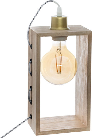 Atmosphera Iwata Dekorative Lampe mit Fassung für E27 Lampe Braun