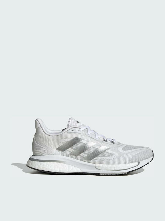 Adidas Supernova+ Γυναικεία Αθλητικά Παπούτσια Running Cloud White / Silver Metallic / Grey Three