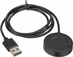 Akyga AK-SW-16 Charging Cable Φορτιστής για Amazfit Stratos 3 Μαύρος