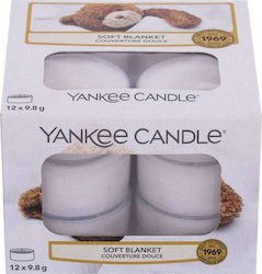 Yankee Candle Lumânări mici Aromatic în Culoare Alb 12buc