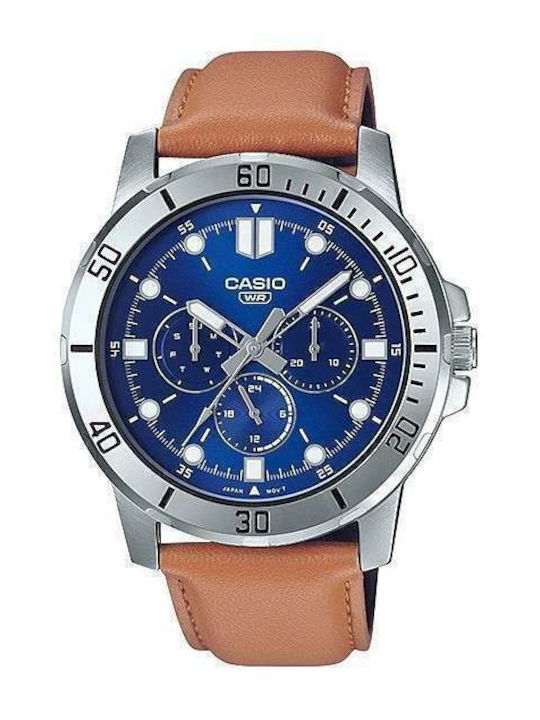 Casio Herrenuhr 45mm Chronograph Batterie mit B...