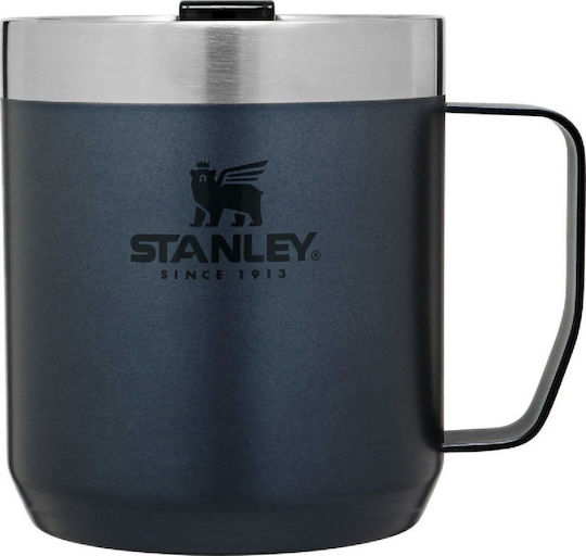 Stanley Legendary Camp Mug Thermos Stainless Steel BPA Free 350ml Blue with Handle