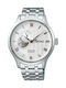 Seiko Presage Basic Line Watch Chronograph Automatic with Silver Metal Bracelet