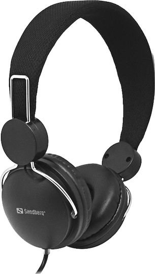 Sandberg MiniJack Headset with Line-Mic On Ear Căști Multimedia cu microfon și conexiune Jack de 3,5 mm