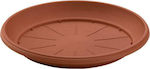 Atmosphera 412 Round Plate Pot Terracotta 12x12cm