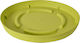 Atmosphera City Pot Plate Plastic Lime 14.7x14.7cm