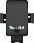 Technisat Βάση Κινητού Αυτοκινήτου SmartCharge 1 με Ρυθμιζόμενα Άγκιστρα και Ασύρματη Φόρτιση