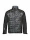 Fageo Bărbați Jachetă de lucru Softshell Negru Camuflaj