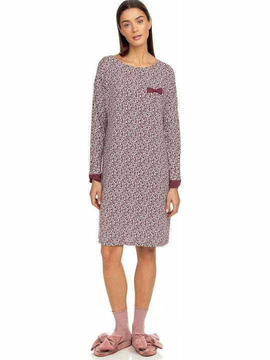 Vamp Winter Women's Nightdress Red