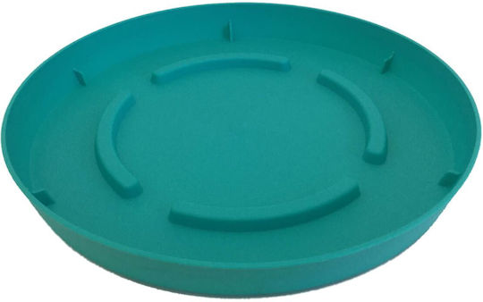 Atmosphera Roto Farfurie Pot Plastic Turquoise 14.7x14.7buc 10.01.00C20TU