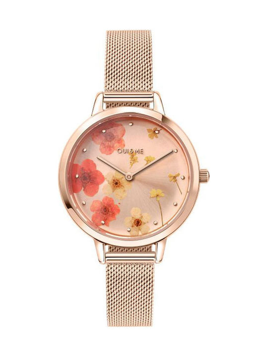 Oui & Me Fluerette Women's Watch 34mm Battery Pink Gold