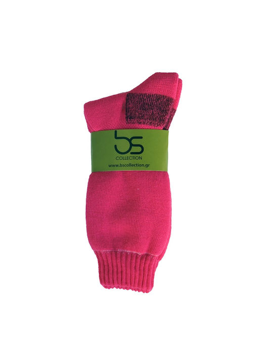 bs isothermal sock 30% wool Fuchsia