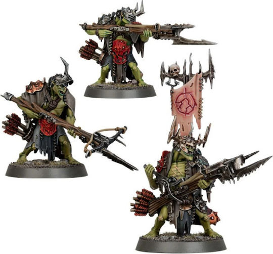 Games Workshop Warhammer: Age of Sigmar Orruk Warclans Man-Skewer Boltboyz Figure
