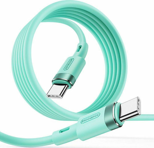Joyroom S-1830N9 USB 2.0 Cable USB-C male - USB-C 60W Πράσινο 1.8m