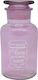 Ankor Vază Decorativă Sticlă Love Pink 14cm 1buc
