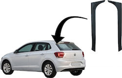 Spoiler Auto Seitwärts Rechts-Links-Zusätze 18 Schwarz Kompatibel mit Volkswagen Polo
