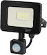 Lucas LED Proiector LED Etanș 10W Alb Rece 6000K cu Senzor de Mișcare IP65