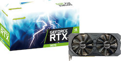 Manli GeForce RTX 3070 8GB GDDR6 Twin LHR Κάρτα Γραφικών
