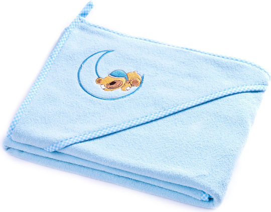 Sensillo Baby Bath Towel Hooded 100x100cm