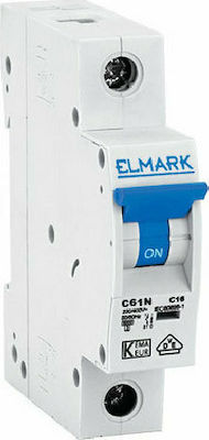 Elmark 1-Pole Automatic Circuit Breaker 16A 41116C