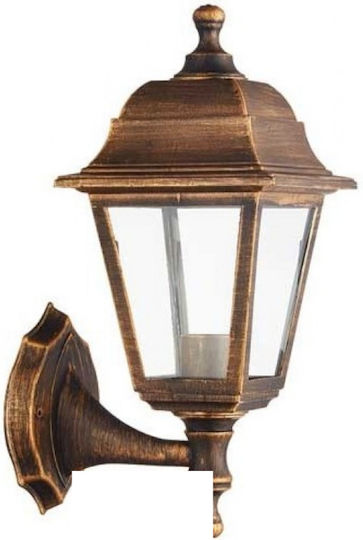 Lucas LED Wandmontierte Außenbeleuchtung Laterna E27 IP44 11x35x15cm