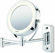 Beurer BS 59 Увеличаващ Кръгло Банско Огледало LED от Метал 24.5x24.5см
