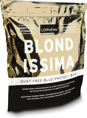 Lorvenn Blondissima Protect Dust Free Blue Bleaching Powder Up To 9 Grades 500gr