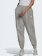 Adidas Essentials Damen-Sweatpants Jogger Gray Vlies