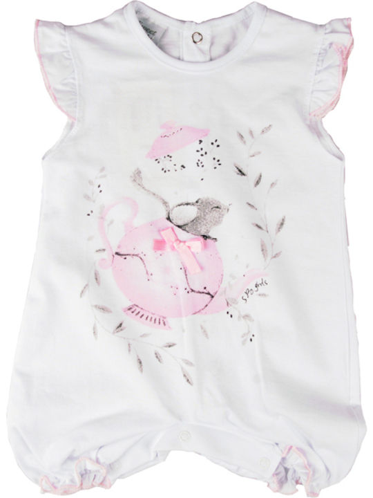 Sweet Baby Baby Bodysuit Short-Sleeved White