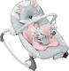Momi Electric Baby Relax Luis with Music and Vibration Pink for Child up to 9kg