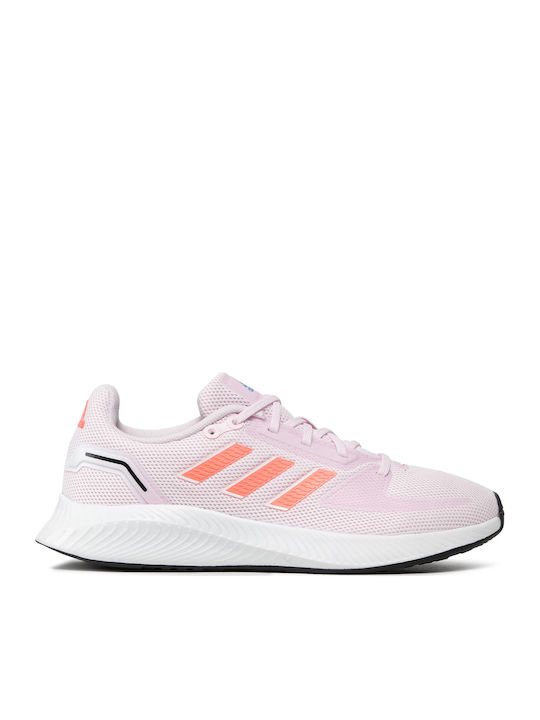 Adidas Runfalcon 2.0 Γυναικεία Αθλητικά Παπούτσια Running Almost Pink / Turbo / Cloud White