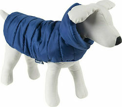 Vitakraft Blue Dog Coat with Hood with 30cm Back Length