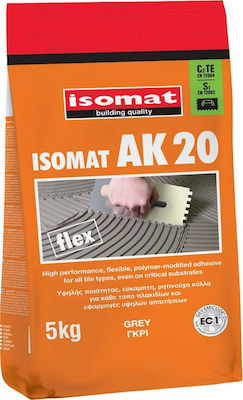 Isomat AK 20 Adeziv Placi de faianță Gri 5kg