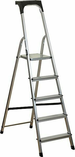 Krausmann Ladder Aluminum with 6+1 Steps 208pcs