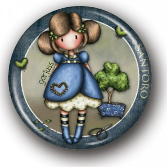Santoro I Love Every Bit Of You Round Decorative Magnet