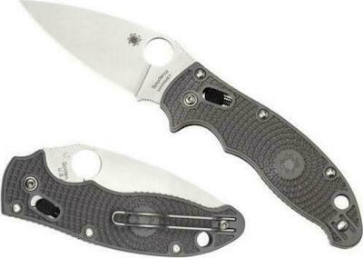 Spyderco Manix 2 Pocket Knife Brown with Blade made of Stainless Steel in Sheath